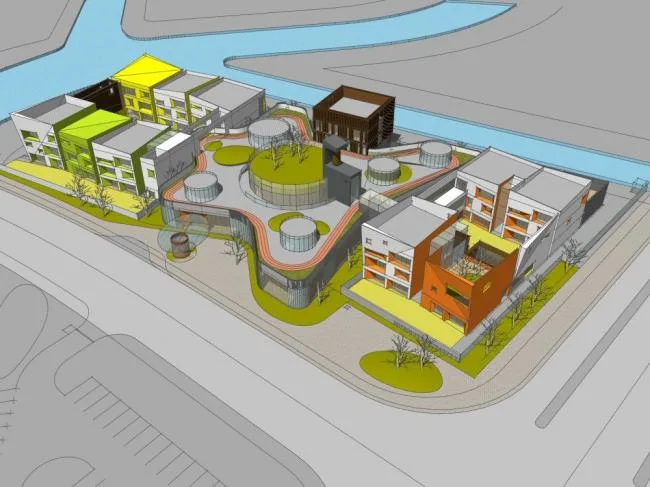Sketchup School Model | Layered Kindergarten School, Modern Style, Educational Architecture