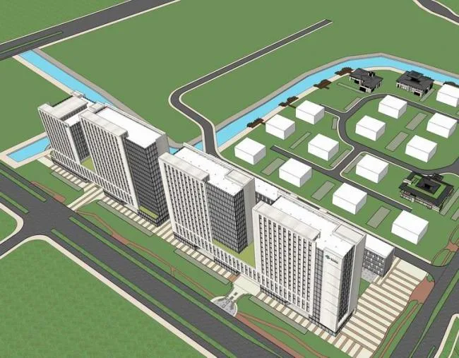 Sketchup Office Model | High rise Office Building, Modern Style