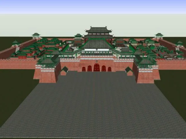 Sketchup Ancient Architecture Model | Multi story Palace, Chinese Style, Ancient Architecture