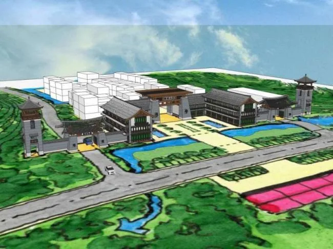 SketchUp Business Model: Designing a Chinese Classical Style Gateway for a Business District