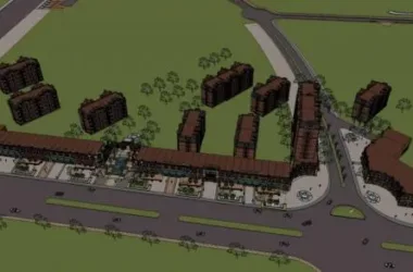 SketchUp Model: Multi-Story European-Style Residential Building with Street-Level Commercial Spaces-BIM WORLD