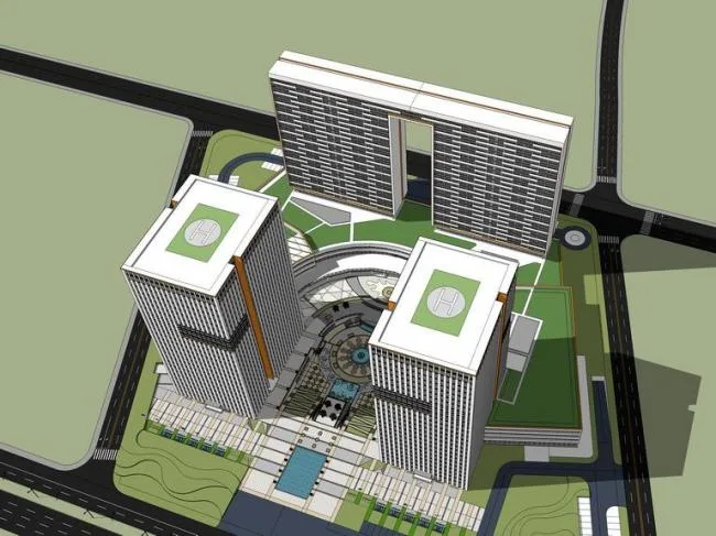 Sketchup Office Model | High rise Office, Modern Style