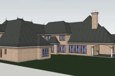 SketchUp Multi-Story Residential Building | Classical European Style Model-BIM WORLD