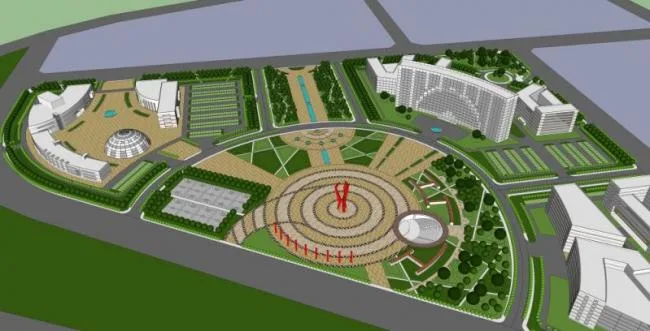 Sketchup Planning Model | Urban Design, Modern Style