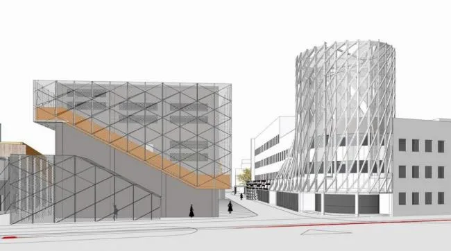 Sketchu Industrial Building | Multi story Building, Factory Renovation, Modern Style, Industrial Architecture