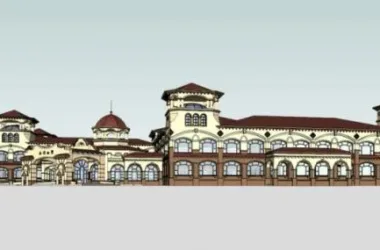 SketchUp Business Model: Designing a Classical-Style Reception Center-BIM WORLD