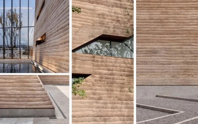 BIM architecture | Scattered 'folding fans' on the yellow floor: design of the tourist center/water stone in Zhengzhou Jianye Football Town