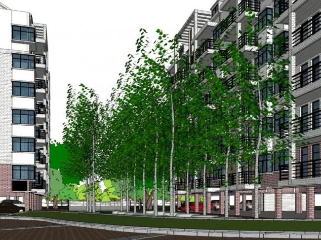 Sketchup Landscape Model | Community Landscape, Residential Landscape, Modern Style