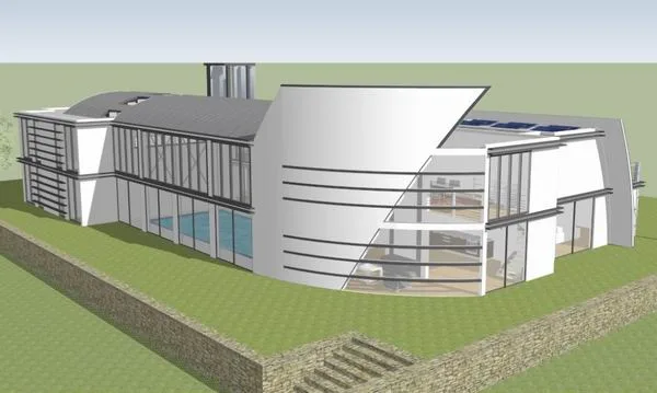 Sketchup Villa Model | Solo Villa, Modern Style