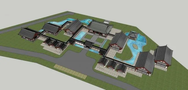 Sketchup Ancient Architecture Model | Ancient Architecture, Chinese Style