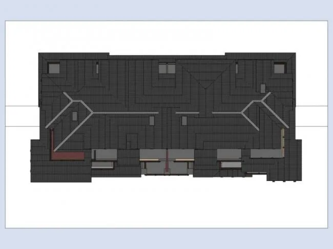 Sketchup Villa Model | Multi row Villa, Modern Style