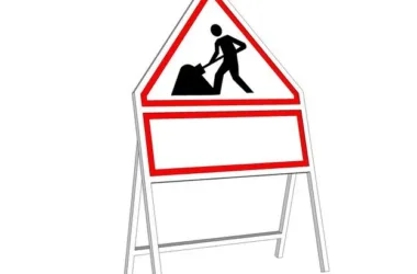 SketchUp Material Models: Construction Sign Indicator Components-BIM WORLD