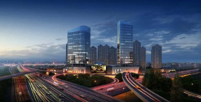 Sketchup Complex Model | Commercial Complex, Modern Style, High Rise Office, Entertainment and Leisure Facilities