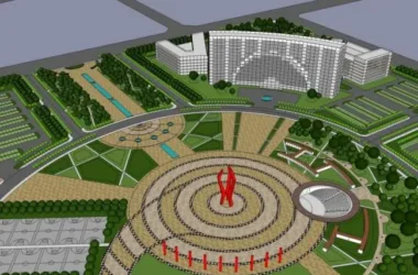Sketchup Planning Model | Urban Design, Modern Style-BIM WORLD