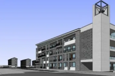 Modern Multi-Story School Campus Design in SketchUp-BIM WORLD