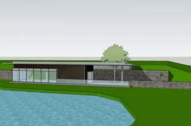 SketchUp Design: Modern Station Road Bridge at the Cruise Terminal-BIM WORLD
