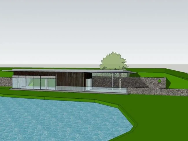 SketchUp Design: Modern Station Road Bridge at the Cruise Terminal