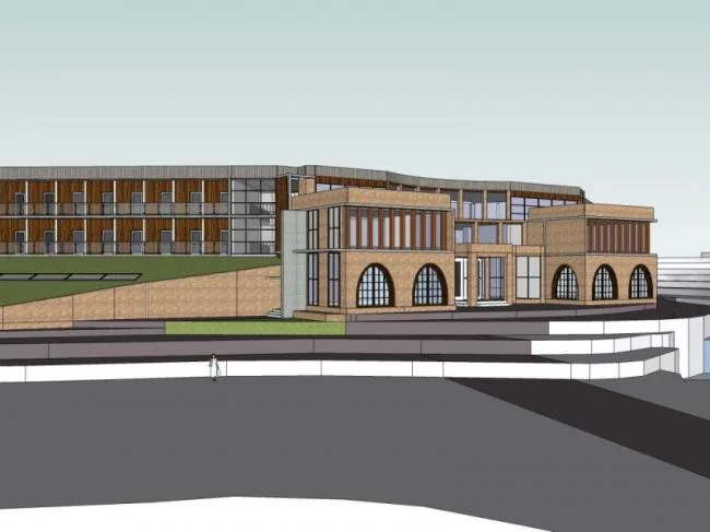Sketchup Hotel Model | Multi story Hotel, Modern Style