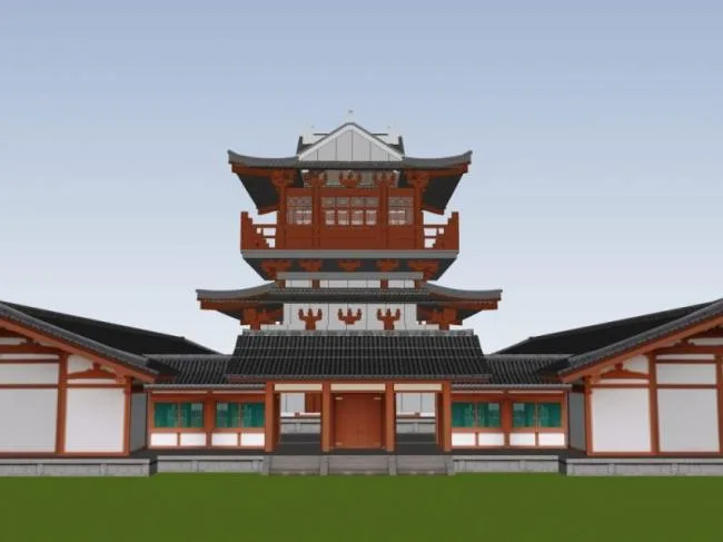 Sketchup Ancient Architecture Model | Multi story Xi'an Bell Tower, Ancient Architecture, Chinese Style