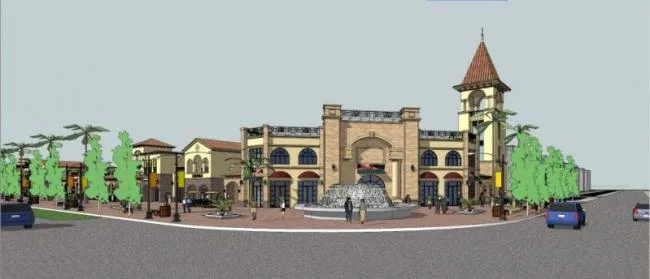Sketchup Business Model | Multi story commercial building, Spanish style, classical style