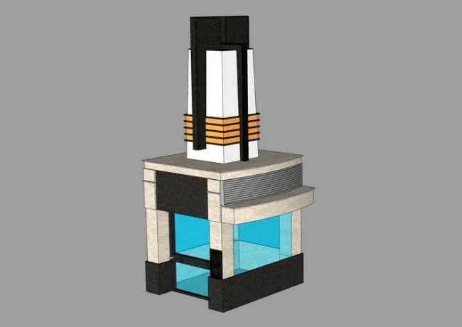 Modern Booth Landscape Materials | SketchUp Material Models