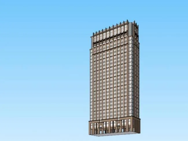 Sketchup Hotel Model | High rise Hotel, Modern Style