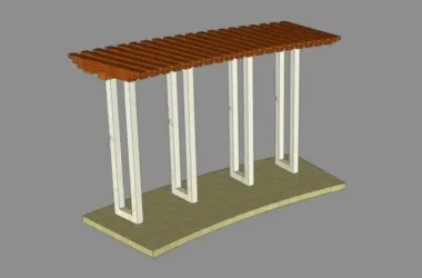 SketchUp Material Model: Flower Frame Landscape Component-BIM WORLD