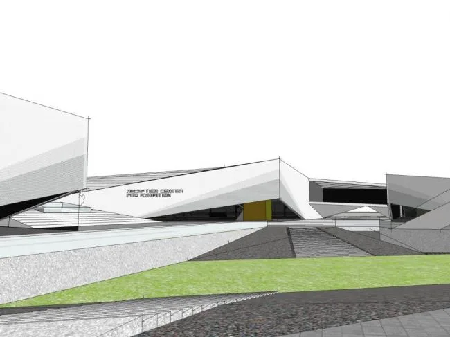 Sketchup Business Model | Multi story commercial building, modern style