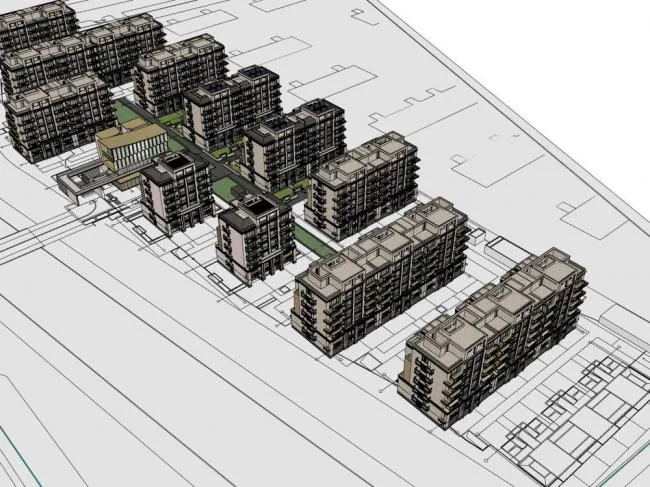 Sketchup Residential Model | Multi story Residence, Residential Building, Modern Style
