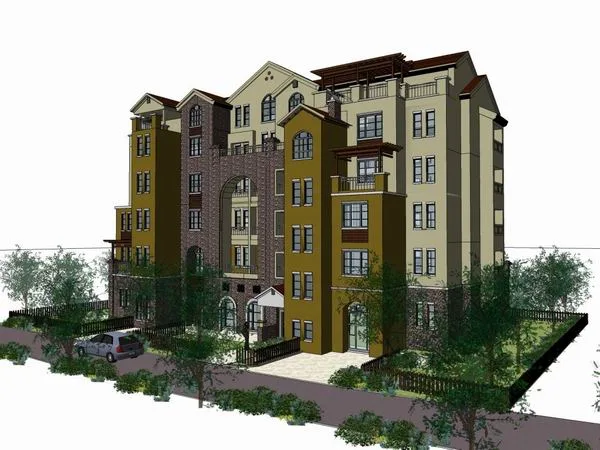 Sketchup Villa Model | Garden House, Villa, Classical Style