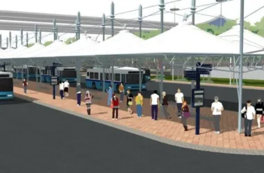 Modern Station Square Landscape Design | SketchUp Model-BIM WORLD