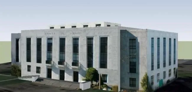 Sketchup Cultural Model | Multi story Library, Modern Style, Cultural Architecture