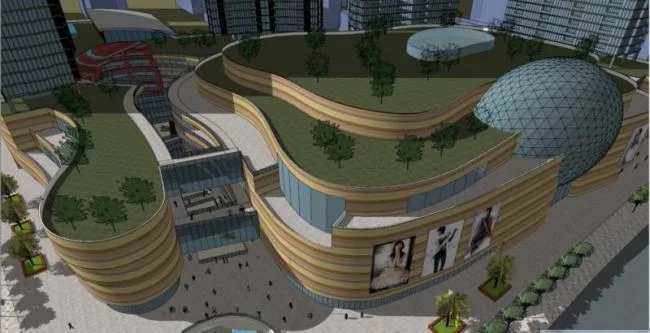 Sketchup Complex Model | Super high-rise commercial complex, residential, office, modern style