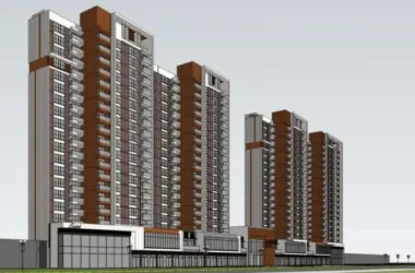Modern High-Rise Residential Buildings | SketchUp Residential Model-BIM WORLD