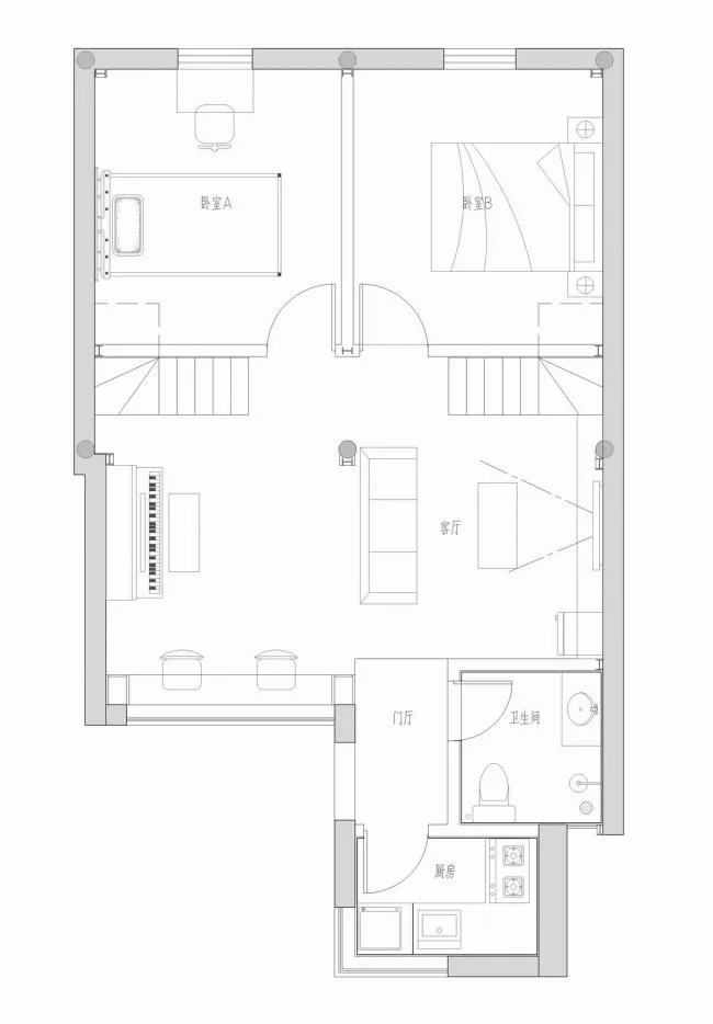BIM Architecture | Improvement Strategies for Local Residents in Hutong Courtyard of a 50 ㎡ Family of Six/Clear Architecture