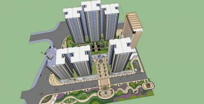 Sketchup Landscape Model | Commercial Landscape, Residential Landscape, Modern Style