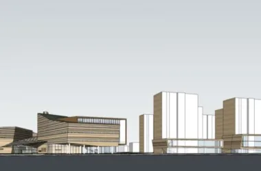 Modern Multi-Story Hotel Model in SketchUp-BIM WORLD