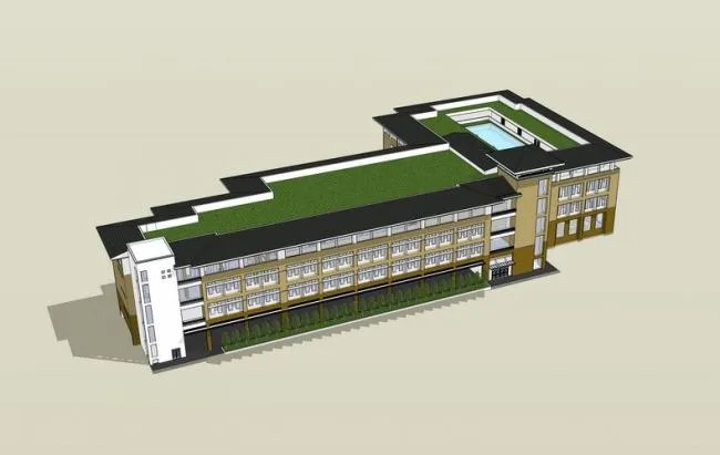 Sketchu Industrial Building: A Multi-Story Structure Showcasing New Chinese Industrial Design