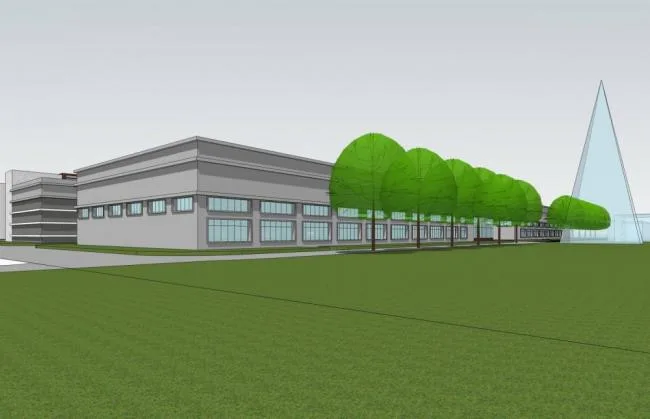 Sketchu Industrial Building | Multi story factory building, industrial architecture, modern style