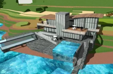 Modern Multi-Story Solo Villa SketchUp Model for Vacation Homes-BIM WORLD