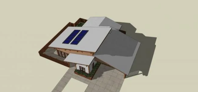 Sketchup Villa Model | Solo Villa, Modern Style