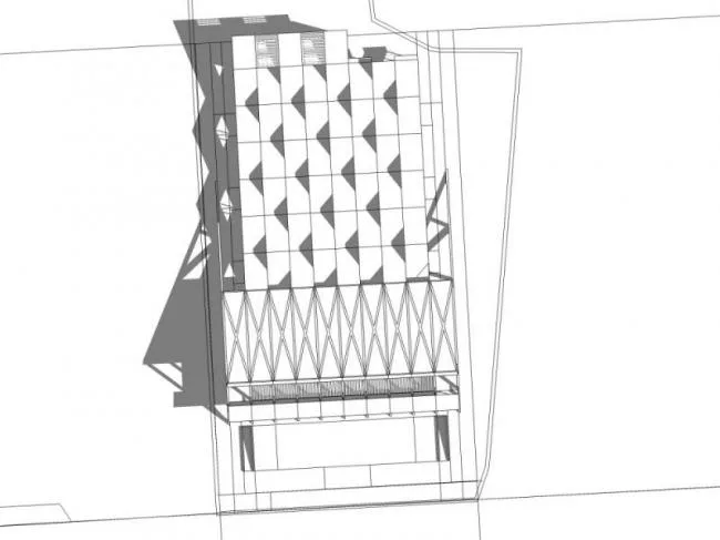 Sketchup Station Road Bridge | Multi story Bus Station, Modern Style