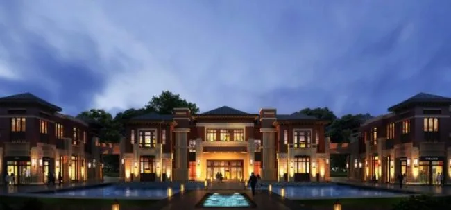 Sketchup Business Model | Low Level Clubhouse, European Style