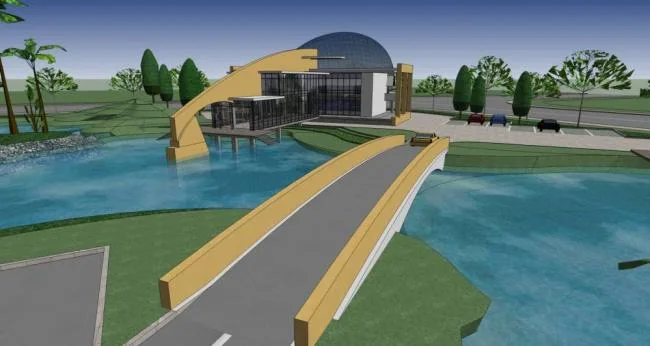 SketchUp Villa Model: Multi-Story European-Style Garden Villa for Residential, Hotel, and Office Use