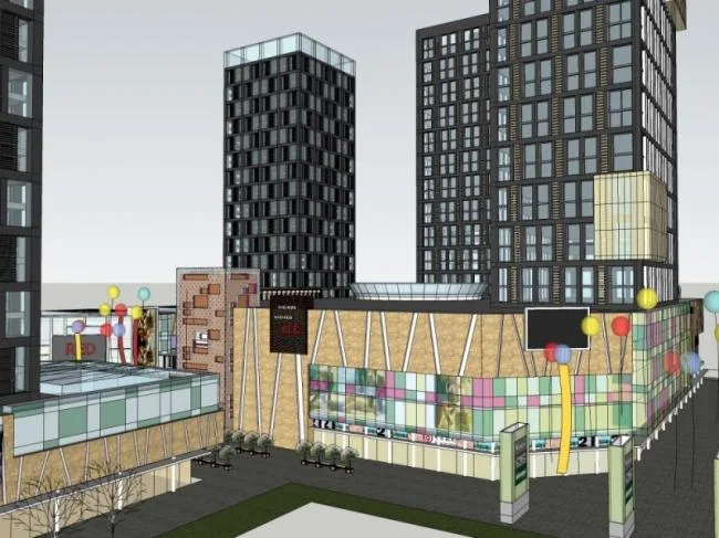 Sketchup Complex Model | Multi story Commercial Complex, Residential, Office, Modern Style