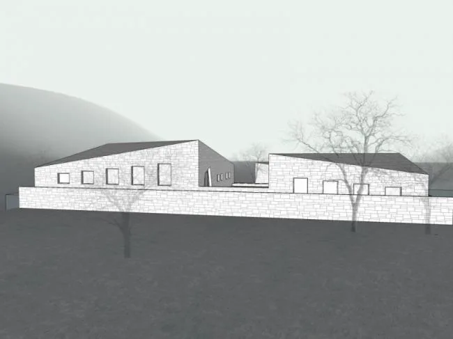 Sketchup Cultural Model | Multi story Museum, Cultural Architecture, Modern Style