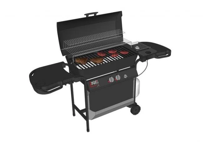SketchUp Material Model: Barbecue Grill Landscape Component