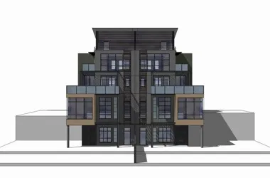 Modern Twin Villa Design in SketchUp-BIM WORLD