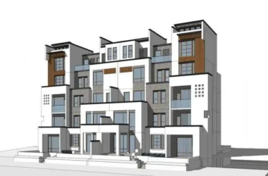 SketchUp Villa Model: Stacked Villas in Modern Chinese Style-BIM WORLD