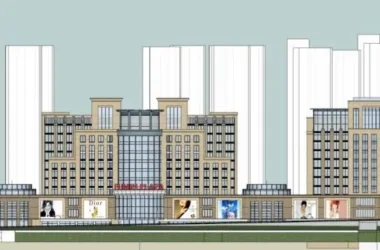 SketchUp Office Model: Classical-Style High-Rise Office Complex-BIM WORLD